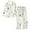 Beige, variant on Tiweut Women's Pajamas Sets Christmas Lapel Long Sleeve Lapel Button Tops and Pants Set Full Print Santa Holiday Ladies Sleepwear Suit,Beige,L