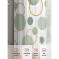 thumbnail image 6 of Sage Green Polka Dots Sheer Curtains 2 Panels Set Watercolor Modern Abstract Art Circles Farm Sheer Window Curtains Light Filtering Rod Pocket Voile Drapes for Bedroom Living Room 52"X96", 6 of 8