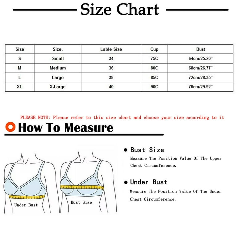 Jsaierl Bras for Women No Wire Push Up T-shirt Bras Seamless Comfy