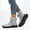 Grey, variant on IUJSOY Snow Boots for Women Plush Warm Zipper Ankle Boots Platform Waterproof Short Booties