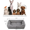 thumbnail image 5 of Dog Bed Cat Bed for Medium Dogs Cats, Dog Beds Washable and Detachable Orthopedic, Puppy Couch Bed Cat Bed Indoor Non-Slip Bottom Soft Pet Sofa Bed Grey, 5 of 7