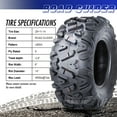 thumbnail image 5 of Set of 2 ATV UTV Tires 26x11-14 26x11x14 6PR Mud, 5 of 10
