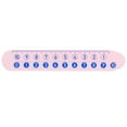 thumbnail image 1 of Children's Math Number Decomposition Ruler 9.75" Blue Pink Plastic Learning Tool for Early Education & Arithmetic Practice, 1 of 8