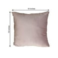 thumbnail image 2 of BalsaCircle 2 Solid Mauve 18" Decorations Throw Pillow Covers Square Velvet Cushion Cases Living Room, 2 of 8