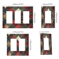 thumbnail image 2 of Yayeee Rocker Switch Wall Plate 1-Gang 4.6"x2.9" Home Decorative Outlet Cover, Dark Tartan Pattern, 2 of 6