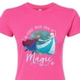 thumbnail image 3 of Frozen - Winter - Make Your Own Magic - Juniors Fitted Graphic T-Shirt, 3 of 5