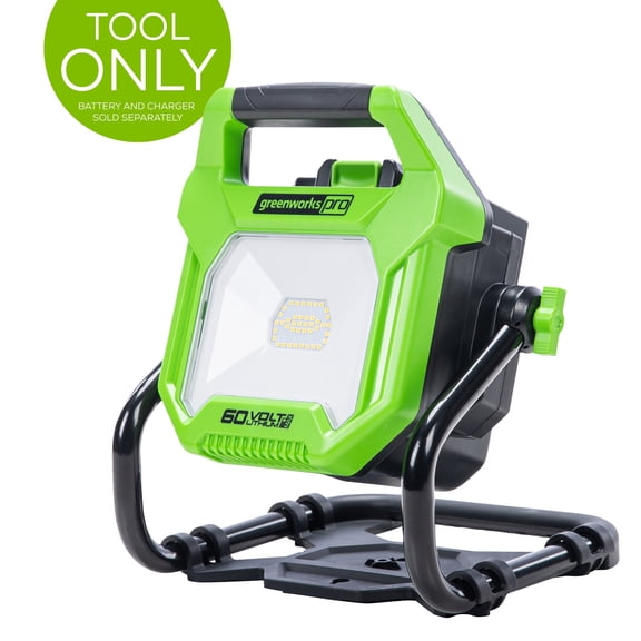 Greenworks 60V AC/DC 2,000 Lumen LED Work Light (Tool Only, Battery and Charger Not Included)