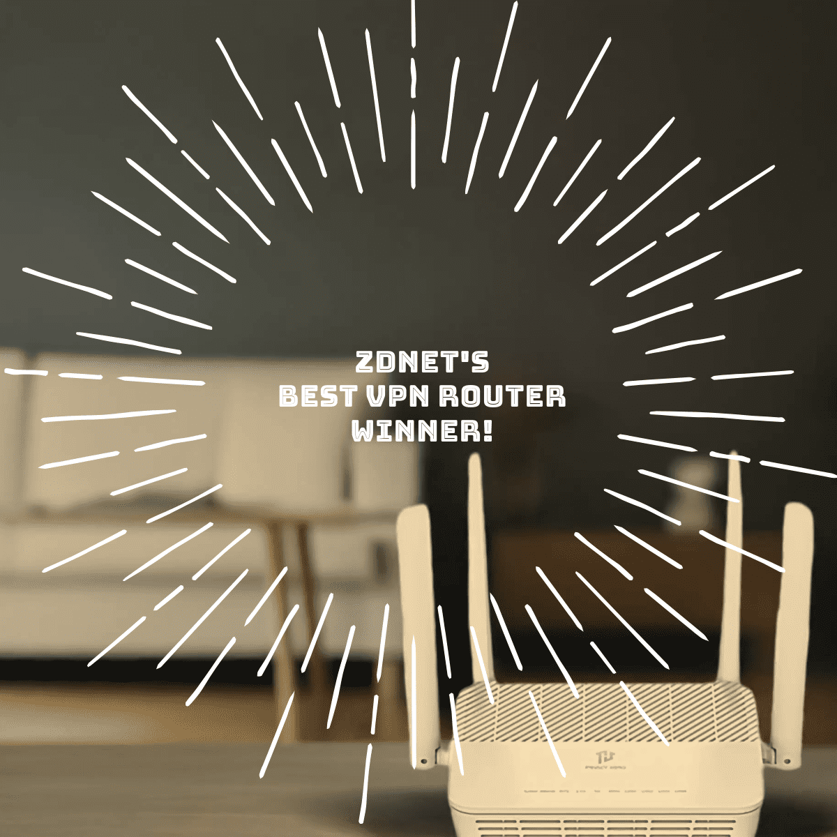 Privacy Hero 2 Wireless Home Internet VPN Router - Free 1 Year NordVPN, Ad Blocking, Parental Controls