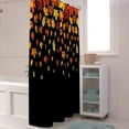 thumbnail image 6 of Fall Shower Curtain Maple Leaf Shower Curtains for Bathroom Give Thanks Black Bath Curtains Sets with Hooks for Autumn Thanksgiving Seasonal Bathroom Decor Polyester Fabric Waterproof 36 x 72 in, 6 of 6