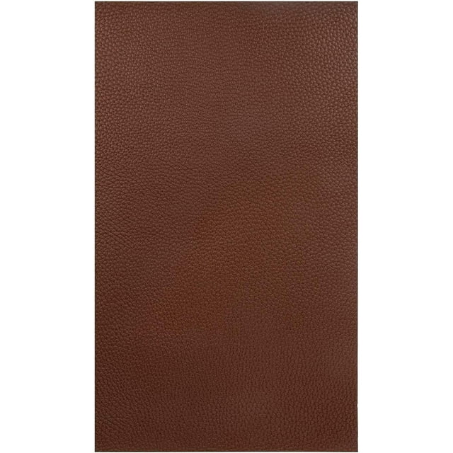 Nvzi Parches de reparación de cuero PU autoadhesivos para sofás, asientos de automóviles y ropa (ancho de 19,6" x largo de 53,9") (marrón)