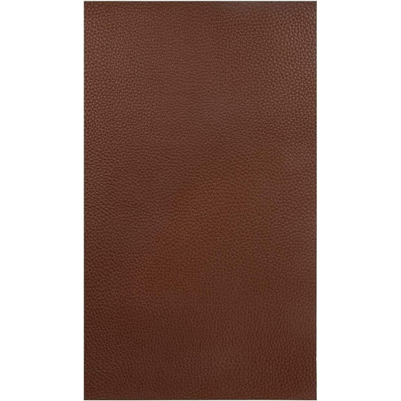 Zhuge Self Adhesive Leather PU Fabric Repairing Patches for Sofa, for Car Seats, for Clothing (Width 19.6" x Length 53.9") (Brown)