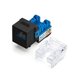 thumbnail image 2 of Conector Keystone Cat6 TrueCable, sin blindaje (UTP), Punch-Down de 90 grados, PoE++ (4PPoE), listado UL, ETL verificado, certificado ANSI/TIA, RJ45 hembra modular, negro, paquete de 24, 2 of 2