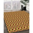 thumbnail image 3 of Ahgly Company Machine Washable Indoor Rectangle Transitional Yellow Area Rugs, 3' x 5', 3 of 7