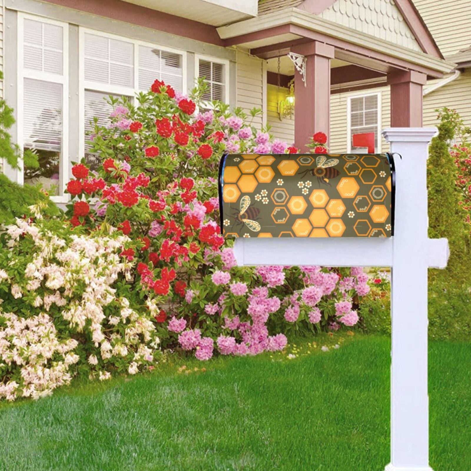 Kdxio Magnetic Mailbox Cover 21x18 in Mailbox Cover Outdoor Decoration Holiday Mailbox Covers for Home Garden Yard-21x18 in