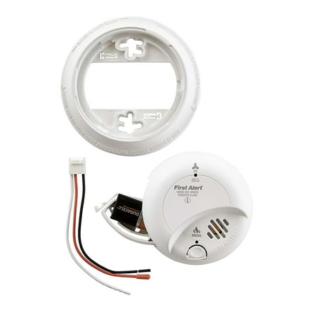 First Alert Brk 9120B Hardwired Smoke Alarm with Battery Backup 1 Pack