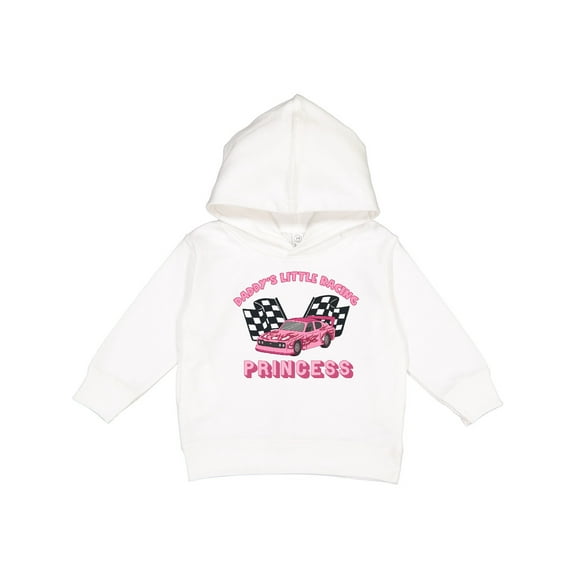 Inktastic Daddy's Racing Princess Pink Race Car Toddler Hoodie
