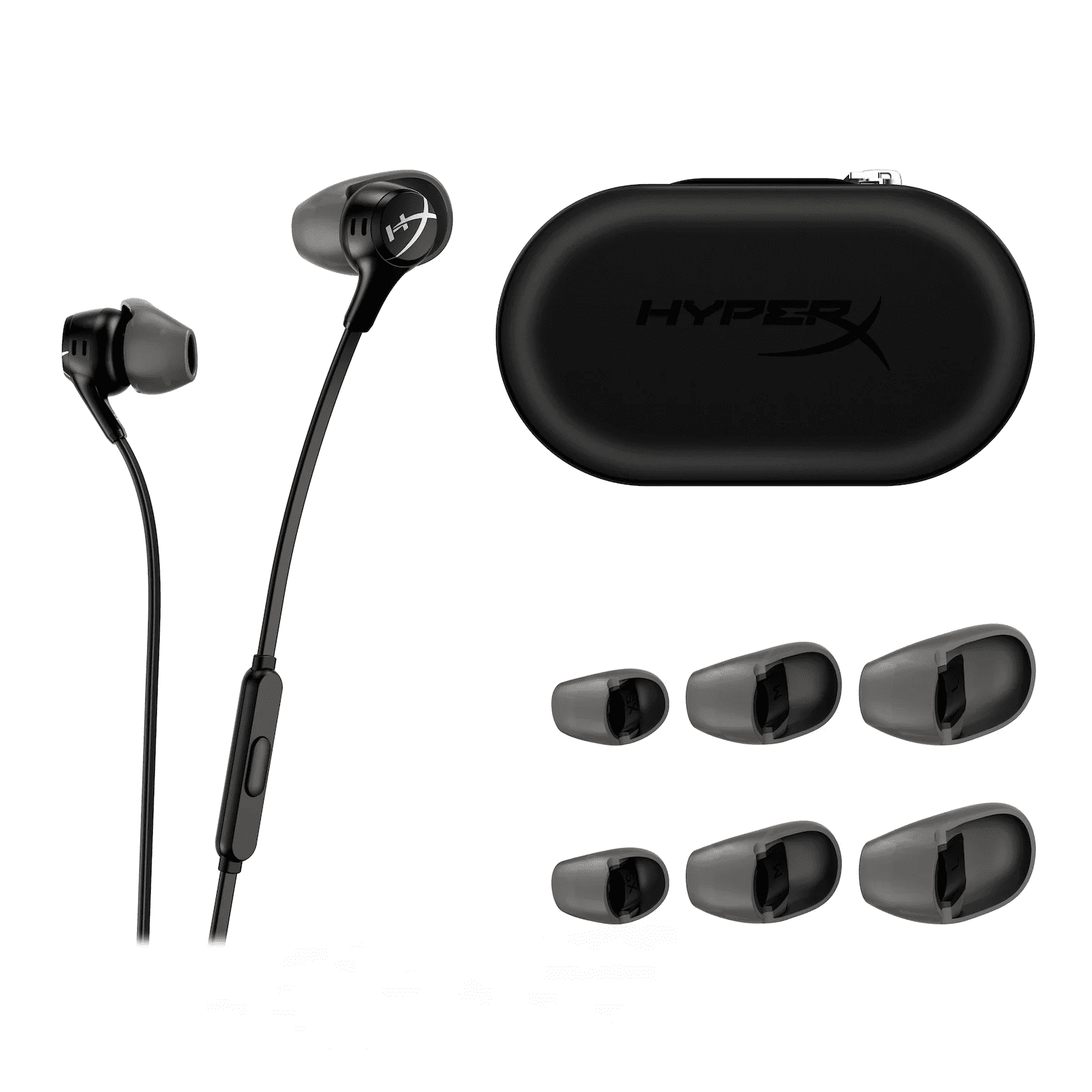 HyperX Cloud Earbuds II – Gaming Earbuds with Mic, Black