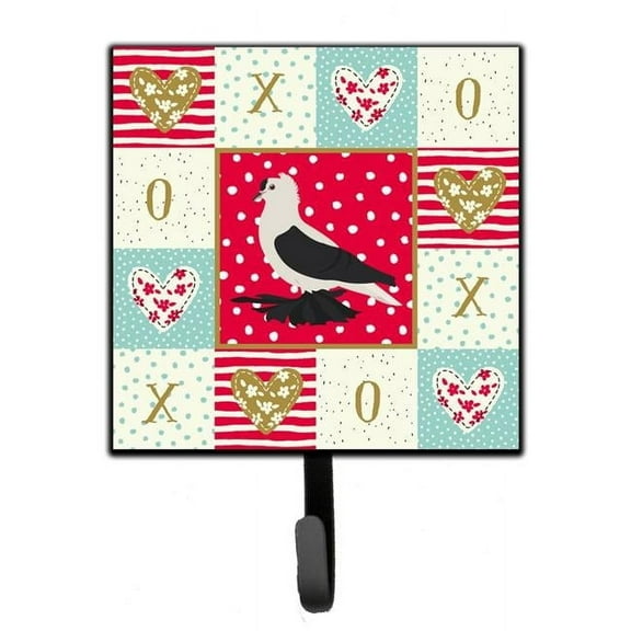 Caroline's Treasures CK5373SH4 Saxon Fairy Swallow Pigeon Love Leash or Key Holder, Red, 7Hx4.25W, multicolor