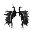 thumbnail image 4 of Capa con bufanda de plumas artificiales para disfraz de cosplay para club nocturno de Pascua Sin Cincher, 4 of 9