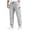 Light Gray, variant on Gubotare Mens Lightweight Sweatpants Baggy Sweatpants Mens Zipper Pockets Gym Workout Sweat Pants Wide Leg Cotton Soft Loose Open Bottom Casual Y2K (Light Gray,L)