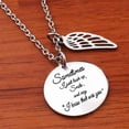 thumbnail image 4 of HomeKingdee Angel Wing Pendant Necklace for Women - Diamond-Encrusted Memorial Jewelry with Engraved Message for Sympathy and Remembrance Gifts, 4 of 5