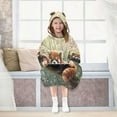 thumbnail image 7 of BZSMCE Wearable Blanket Hoodie Fashion Blossoming Red Panda Home Wear, 7 of 7