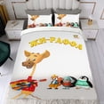 thumbnail image 4 of Gee-Raffa Conjunto de sábanas temático, trío de piezas, cómodo y amigable con la piel, diseño único, regalo de decoración para el hogar para familiares, amigos y fans,135cm *200cm, 4 of 6