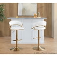 thumbnail image 3 of LumiSource Jie Adjustable Barstool - Set of 2, 3 of 11