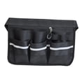 thumbnail image 3 of Bolsa de herramientas con bolsillos, impermeable, para camareros, para servicio de limpieza de hoteles. Negro, 3 of 7