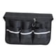 thumbnail image 3 of Bolsa de herramientas con múltiples bolsillos, impermeable, resistente, de tela Oxford, para cinturón y limpiador. Negro, 3 of 7