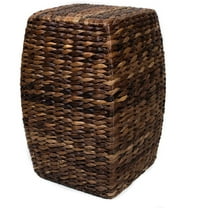 BirdRock Home Seagrass Accent Stool - Made of Hand Woven Seagrass