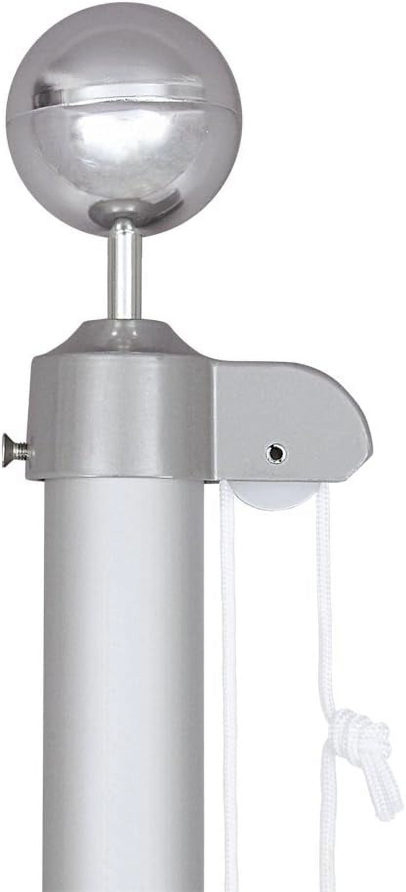 Vispronet Tailgate Flag Pole Kit, 20ft Sectional Outdoor Flag Pole, Includes 5 Aluminum Flag Pole Segments