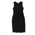 thumbnail image 1 of bar III Womens Runched Bodycon Dress, Black, Large, 1 of 2