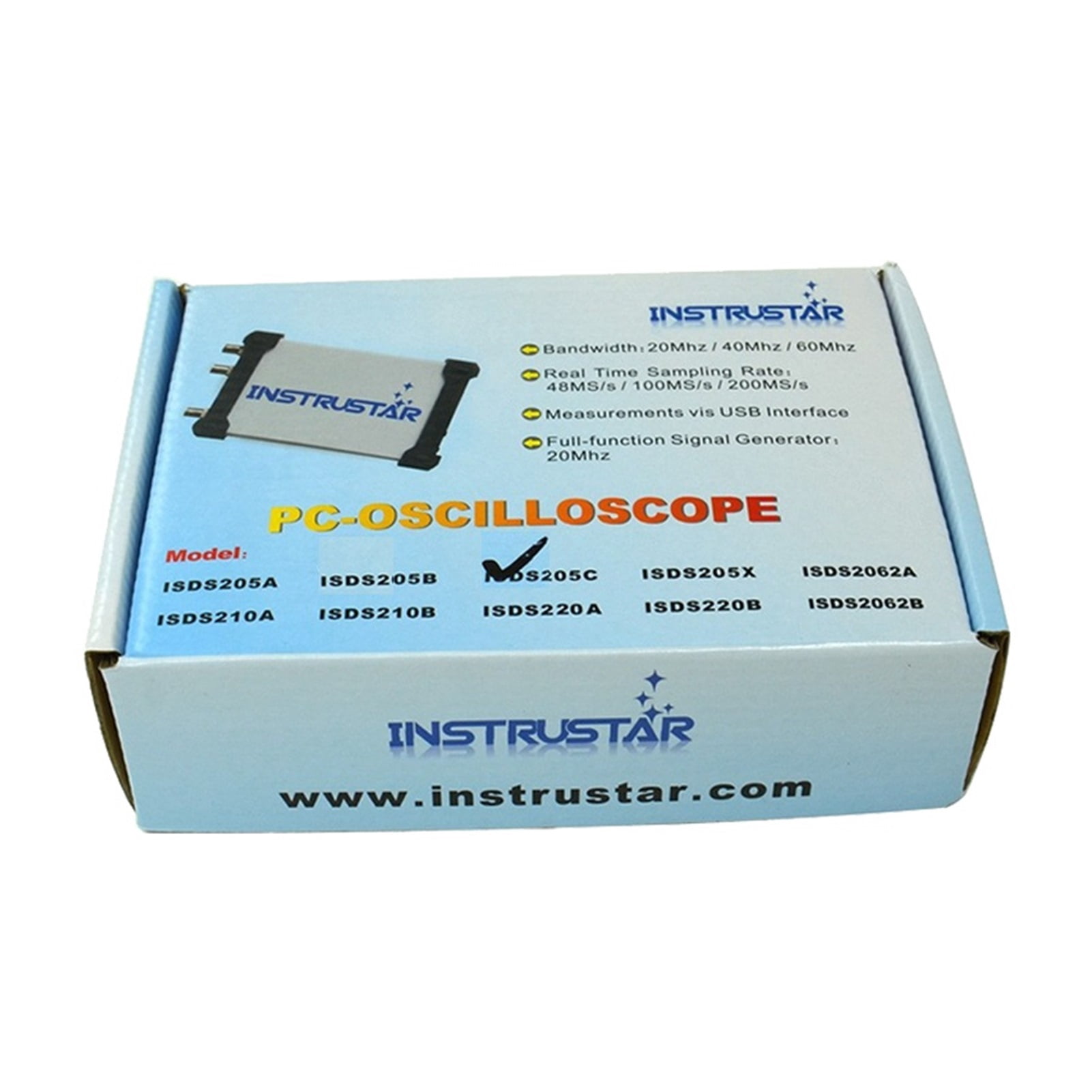 Upgrade Version PC USB Analog Virtual Oscilloscope 16 Channel Logic Analyzer Bandwidth 20M Circuit Analysis