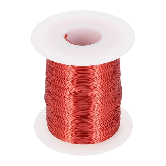 36 AWG Magnet Wire, 36 Gauge 8 oz Enameled Copper Wire, 155C(311F), Red,White