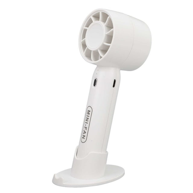 Ventilador Portátil Turbo De Mano, Mini Ventilador De Mano Con 3 Velocidades, Mini Ventilador Seguro, Ventilador USB Recargable Para Viajes Al Aire Camping