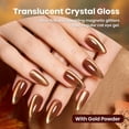 thumbnail image 2 of Set de esmaltes de uñas en gel Beetles Cat Eye, 6 colores, regalo de otoño para mujer, 2 of 8