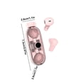 thumbnail image 3 of Monaural Hanging Bluetooth 5.0 Earpiece, Lightweight Business Earphone with 48H Standby, IPX4 Sweat Resistant for Calls, Running and Hands-Free Communication, 3 of 8
