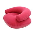 thumbnail image 3 of Sillón inflable moderno para adultos, sillón reclinable ligero. Rosa roja, 3 of 9