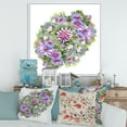 thumbnail image 2 of Designart 'Bouquet With Daisies and Purple Chrysanthemums' Traditional Framed Canvas Wall Art Print, 2 of 5
