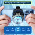 thumbnail image 5 of Cell Phone Cooler, Mobile Phone Cooler with LED Fan Speed Settings, 5 of 5