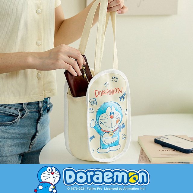 Bolso De Lona De Dibujos Animados Japonés Doraemon