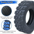 thumbnail image 2 of EastVita AT28x9-12-6PR TL VULCAN TL KNIGHT ATV Tires,All Terrain ATV UTV Off-Road Tires(Set of 2, Tubeless), 2 of 7