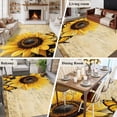 thumbnail image 5 of 5'x7' Area Rugs, Sunflower Indoor Outdoor Area Rug for Living Room Bedroom, Butterfly Spring Floral Vintage Washable Bathroom Rugs Kitchen Floor Carpet Mats Home Decor Aesthetic, 5 of 8
