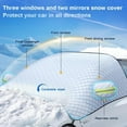 thumbnail image 3 of YIWUMI Magnetic Car Windscreen Cover Ice Frost Shield Snow Protector Sun Shade Winter, 3 of 8