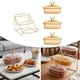 thumbnail image 5 of Soporte para frutas en varios niveles, organizador de refrigerios con soporte, plato versátil y moderno para frutas secas estilo A 3 cuadrículas, 5 of 7