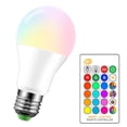 thumbnail image 1 of Matsuzay Bombilla LED de 10W E27, iluminación de ambiente que cambia de Color, lámpara LED, Flash estroboscópico, barra de modo de desvanecimiento, Iluminación novedosa Numero 3 Matsuzay HA025517-03, 1 of 1