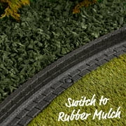 GroundSmart Green Rubber Mulch, 75 cu ft Super Sack