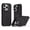 Black, variant on Double Color Skin Touch Feel Camera Bracket Magnetic Phone Case for iPhone, Compatible with (Red,iPhone 16)