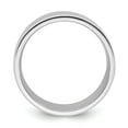 thumbnail image 2 of 14k White Gold 12mm Standard Weight Flat Comfort Fit Wedding Band Size 6 WFLC120, 2 of 5